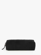 Etui Leder Milano Zwart velvet VE22116